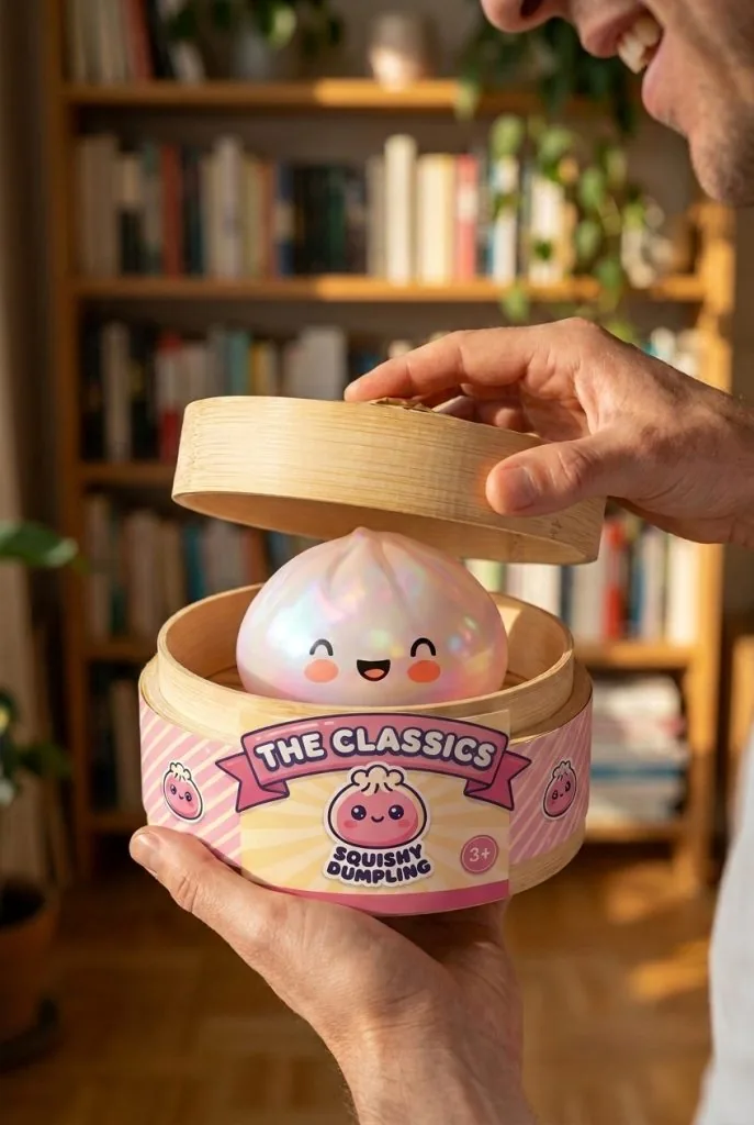 Unboxing de Dumpling Squishy Blanco Nube Único