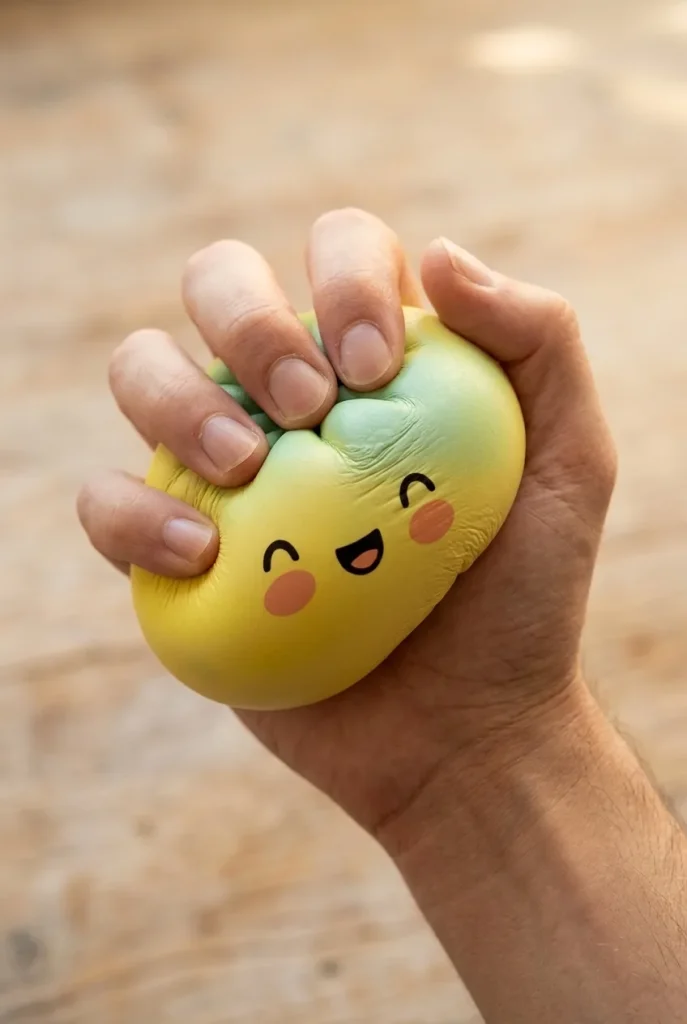 Yellow Fade Dumpling Squishy Atardecer apretado entre los dedos