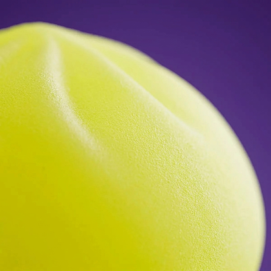 Dumpling Squishy Luz Nocturna Amarillo Sol — primer plano macro de la textura
