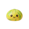 Squishy Dumpling Tie Dye Amarillo Limón — squishy antiestrés slow-rise