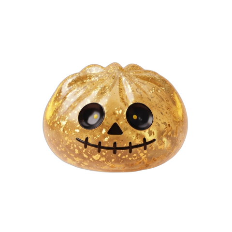 Dumpling Squishy Zombie Halloween Glitter Dorado — squishy antiestrés slow-rise