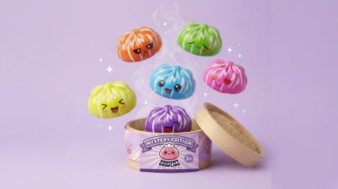Squishy Dumpling Mystery Happy Faces Sorpresa — squishy antiestrés slow-rise