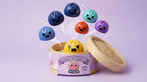 Squishy Dumpling Fantasma Mystery — squishy antiestrés slow-rise