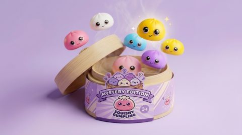 Dumpling Squishy Mystery Pop Ojos Grandes — squishy antiestrés slow-rise
