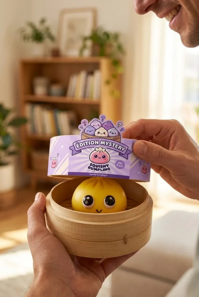 Unboxing de Dumpling Squishy Mystery Pop Ojos Grandes
