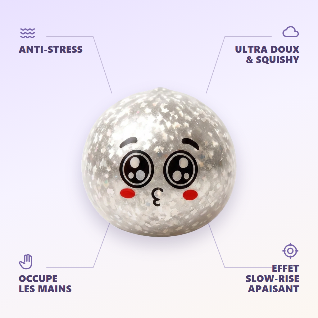 Squishy Dumpling Mystery Puppy Eyed — antiestrés, ultra blando, efecto slow-rise