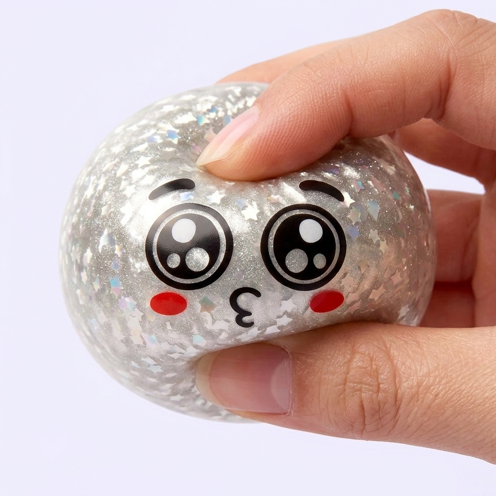 Squishy Dumpling Mystery Puppy Eyed — efecto slow-rise, la espuma recupera su forma