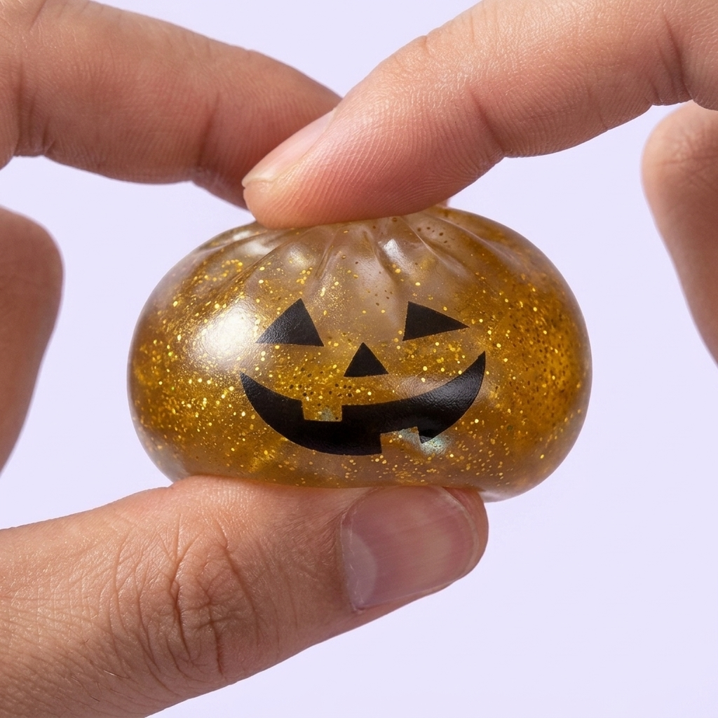 Dumpling Squishy Vampire Mystery Carmesí apretado, material squishy