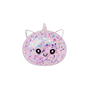 Dumpling Squishy Unicorn Sparkle Blanco — squishy antiestrés slow-rise