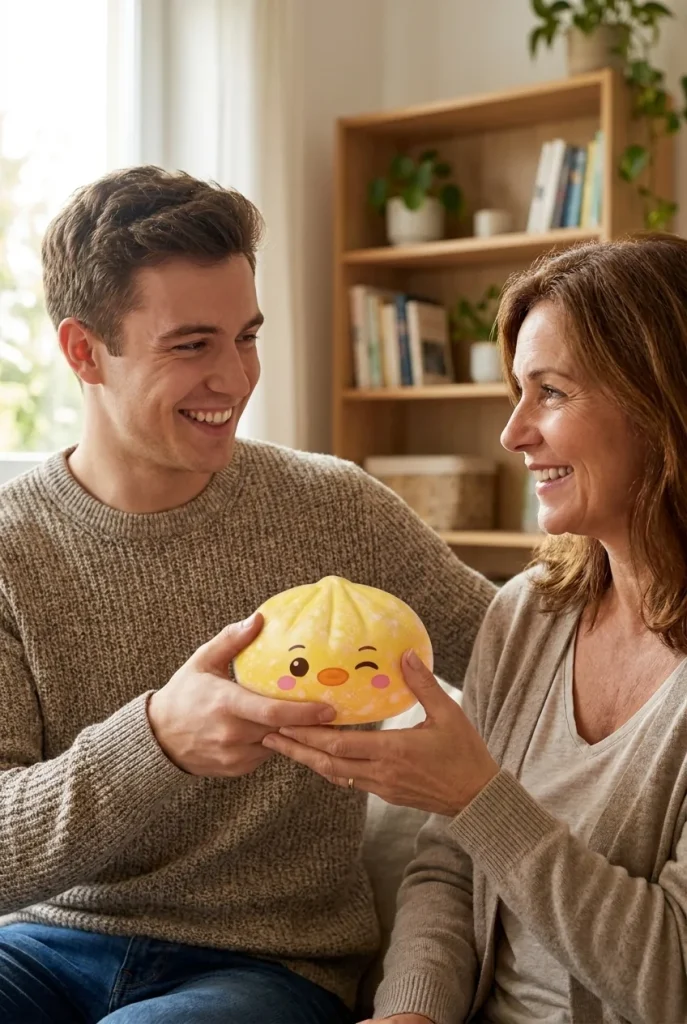 Squishy Dumpling Pingüino Amarillo Mantequilla de regalo