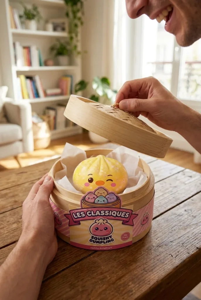 Unboxing de Squishy Dumpling Pingüino Amarillo Mantequilla