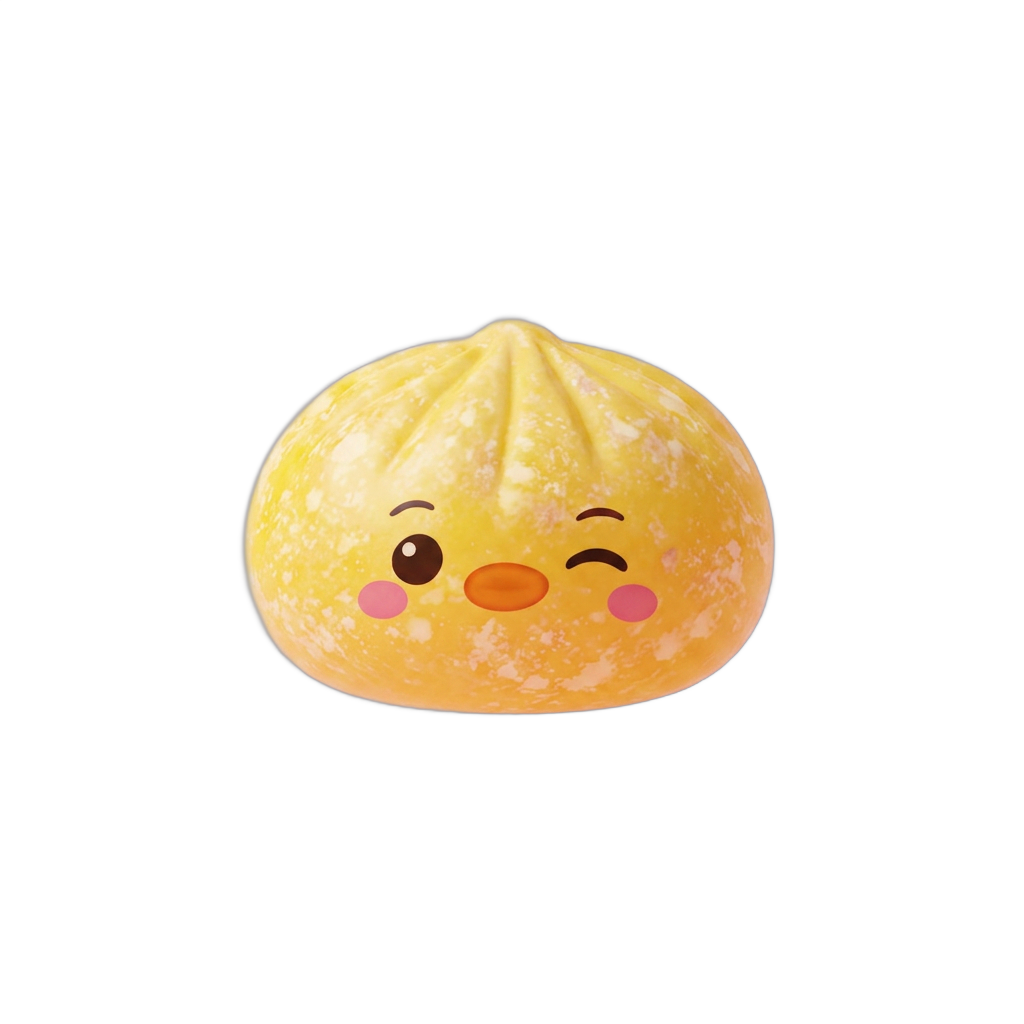 Squishy Dumpling Pingüino Amarillo Mantequilla — squishy antiestrés slow-rise