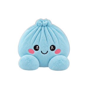 Squishy Dumpling Peluche Azul Cielo — squishy antiestrés slow-rise