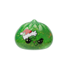 Dumpling Squishy Glitter Muñeco de Nieve — squishy antiestrés slow-rise