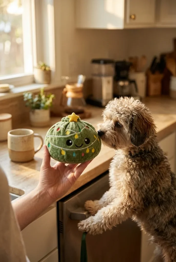 Christmas Tree Dumpling Squishy Brillante y un animal