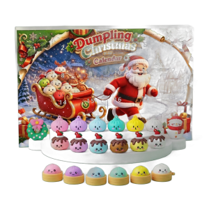 Calendario de Adviento Squishy Dumpling — squishy antiestrés slow-rise