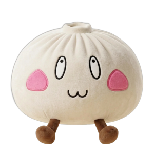 Giant Dumpling Squishy Cara Feliz — squishy antiestrés slow-rise