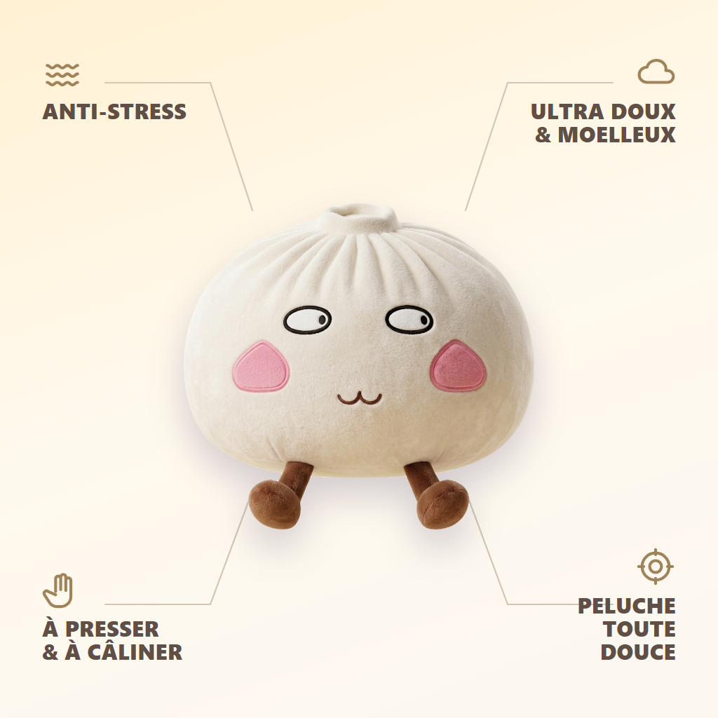 Squishy Dumpling Giant Orgulloso — antiestrés, ultra blando, efecto slow-rise