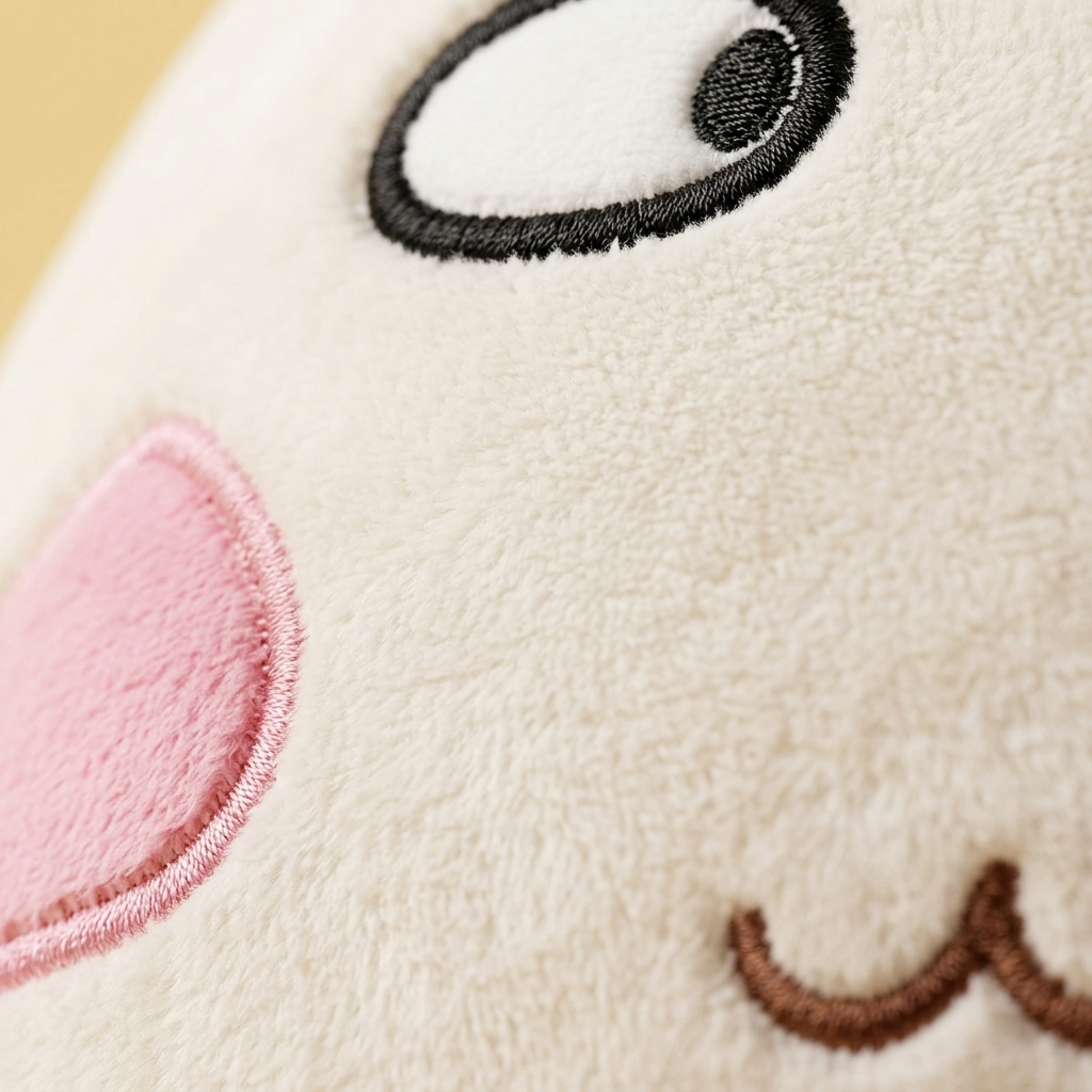 Squishy Dumpling Giant Orgulloso — primer plano macro de la textura