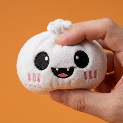 Dumpling Squishy Fantasma Halloween Luna apretado, material squishy