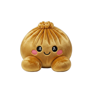 Squishy Dumpling Oro Real — squishy antiestrés slow-rise