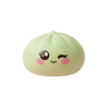 Dumpling Squishy Blanco Guiño — squishy antiestrés slow-rise