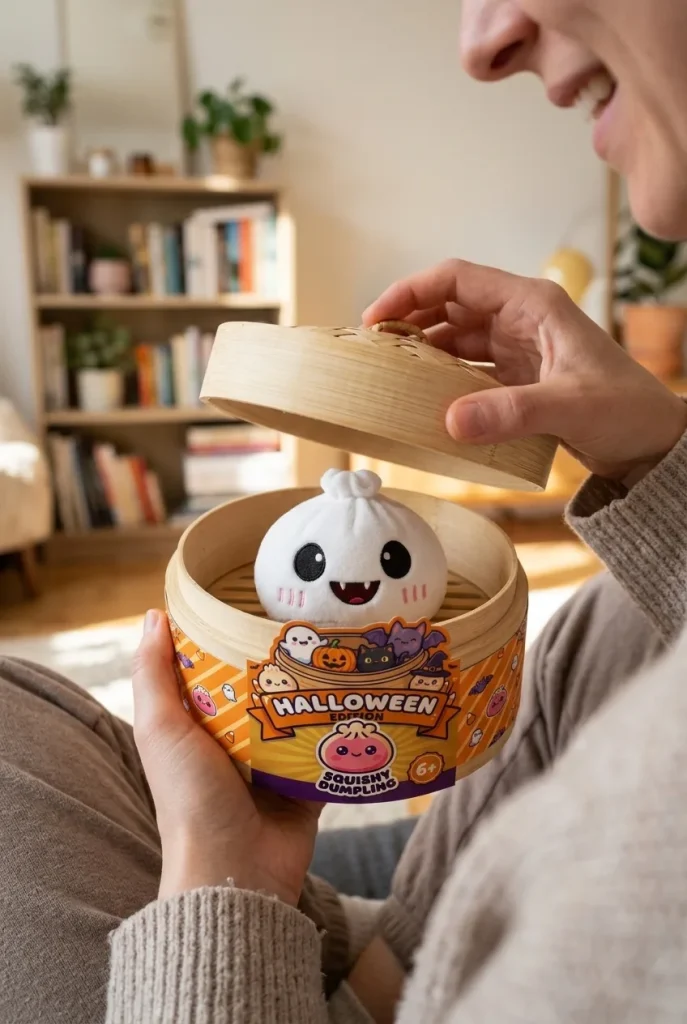 Unboxing de Squishy Dumpling Halloween Terrorífico Pack de 5