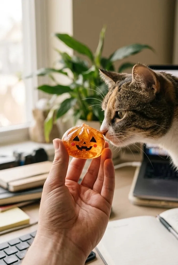 Squishy Dumpling Halloween Pack de 8 y un animal