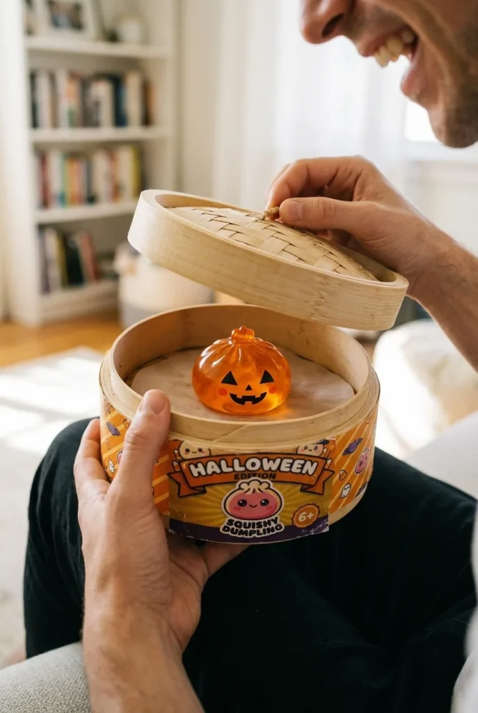 Unboxing de Squishy Dumpling Halloween Pack de 8