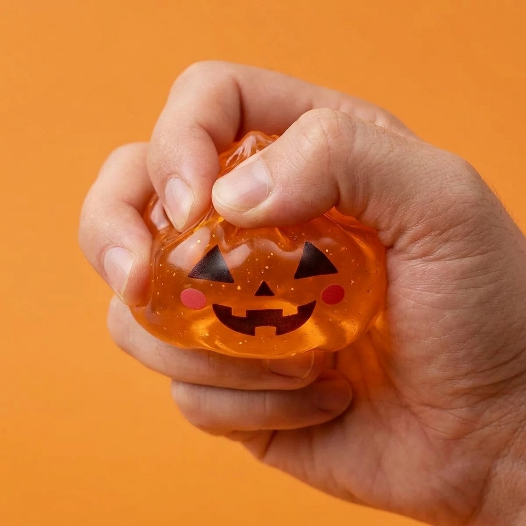 Squishy Dumpling Halloween Pack de 8 — efecto slow-rise, la espuma recupera su forma