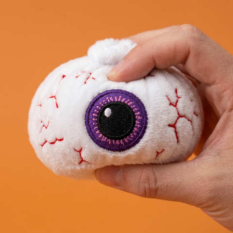 Dumpling Squishy Ojo Halloween — efecto slow-rise, la espuma recupera su forma