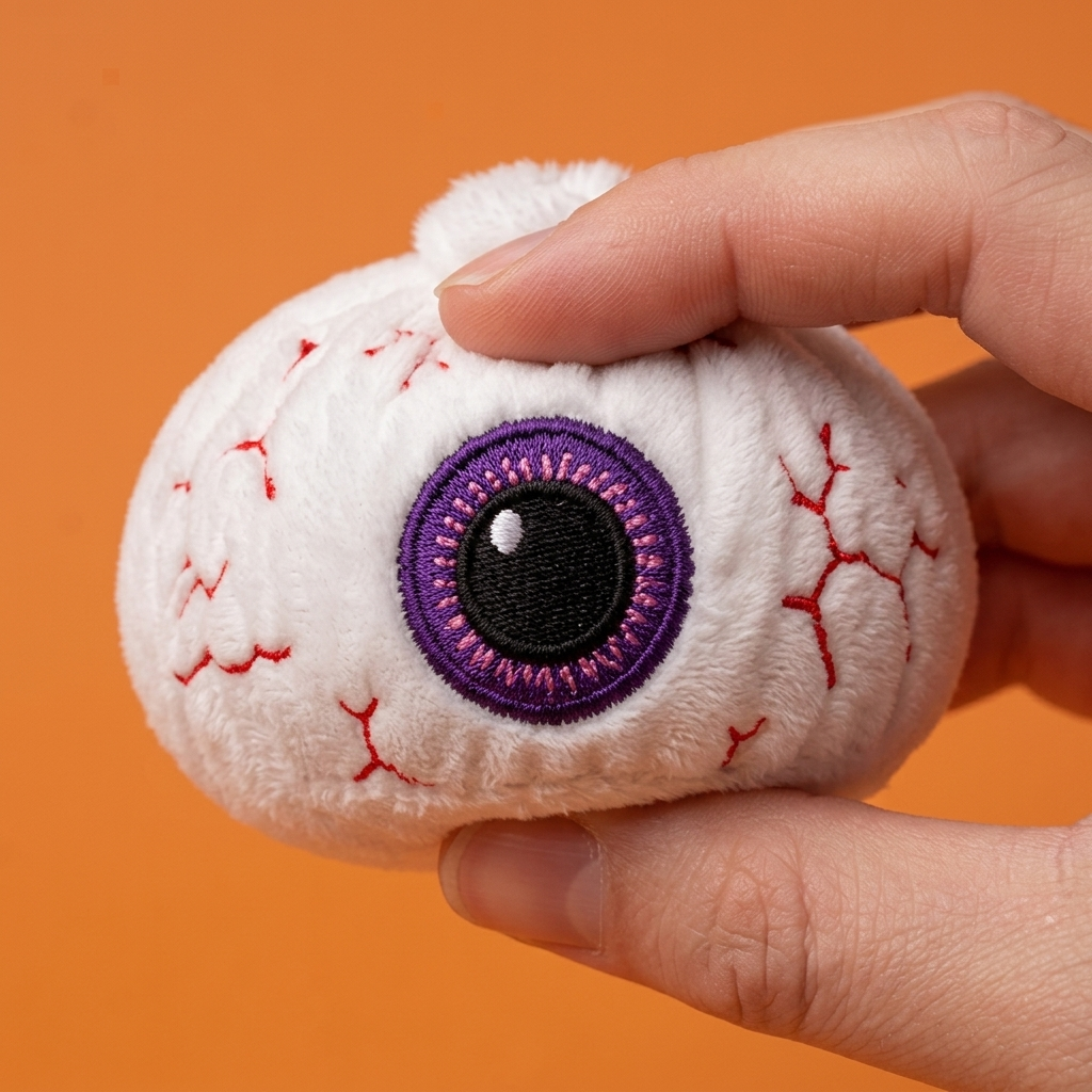 Dumpling Squishy Ojo Halloween apretado, material squishy