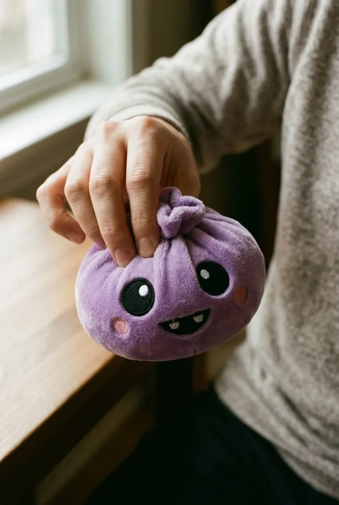 Squishy Dumpling Vampire Halloween Terciopelo apretado entre los dedos