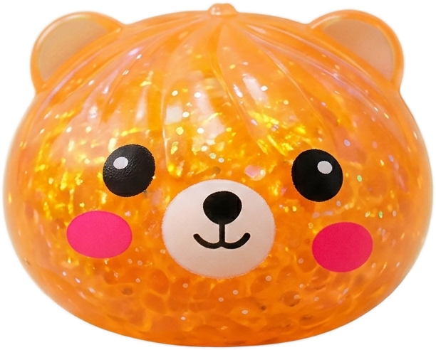 Dumpling Squishy Oso Mystery Glitter — squishy antiestrés slow-rise