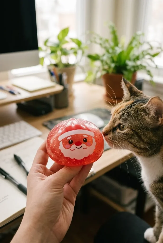 Dumpling Squishy Mystery Candy Navidad y un animal