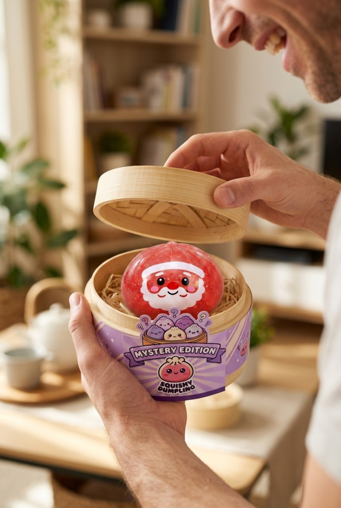 Unboxing de Dumpling Squishy Mystery Candy Navidad
