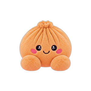 Squishy Dumpling Orange Mandarina — squishy antiestrés slow-rise