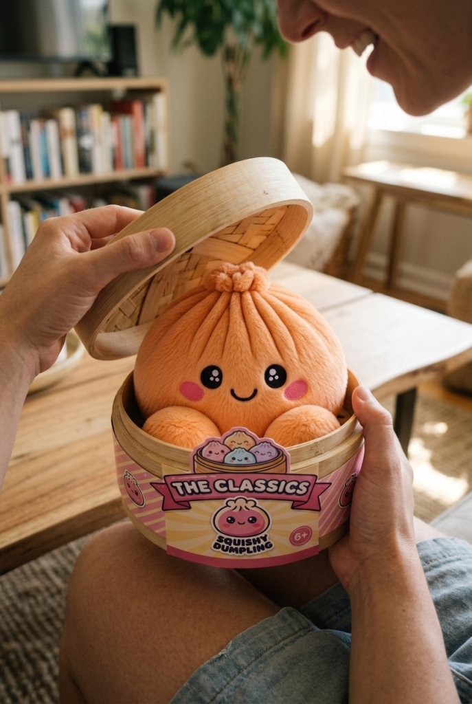 Unboxing de Squishy Dumpling Orange Mandarina
