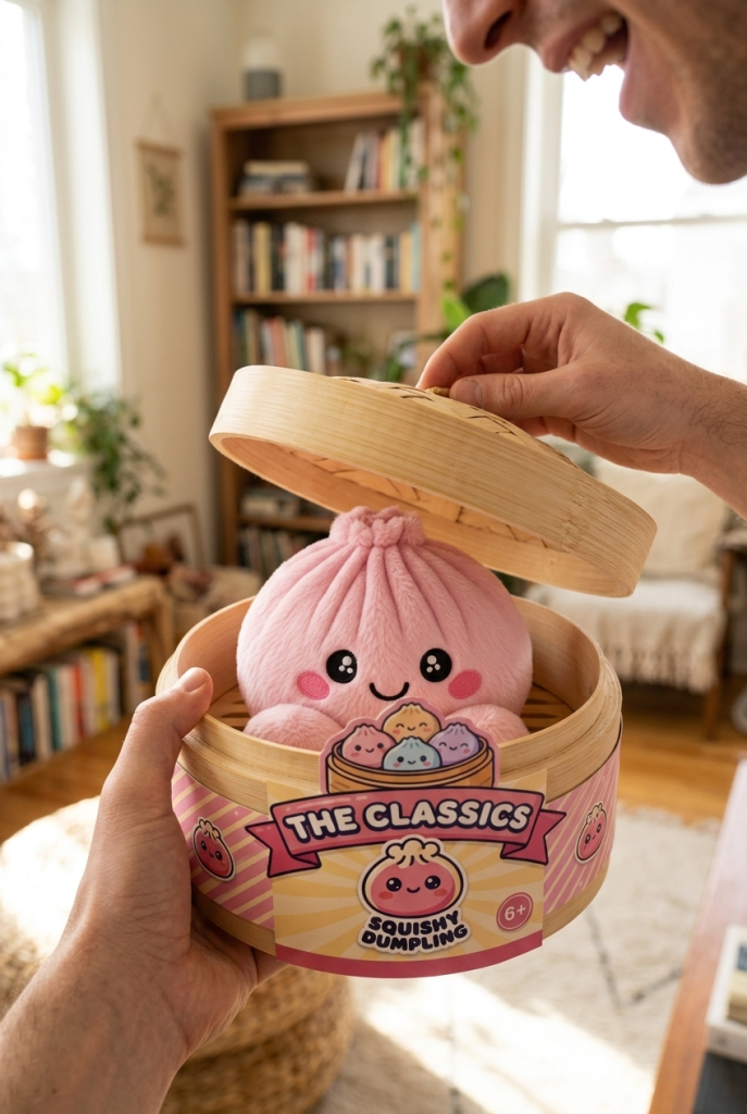 Unboxing de Dumpling Squishy Rose Peluche Peonía