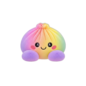 Squishy Dumpling Arcoíris Pastel — squishy antiestrés slow-rise