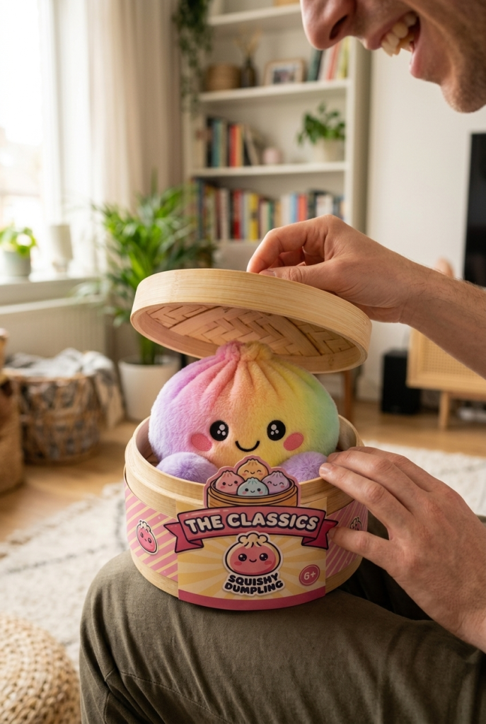 Unboxing de Squishy Dumpling Arcoíris Pastel