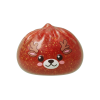 Dumpling Squishy Glitter Muñeco de Nieve — squishy antiestrés slow-rise