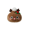 Dumpling Squishy Muñeco de Nieve con Sombrero de Copa — squishy antiestrés slow-rise
