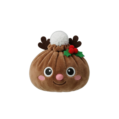 Dumpling Squishy Reno de Navidad — squishy antiestrés slow-rise