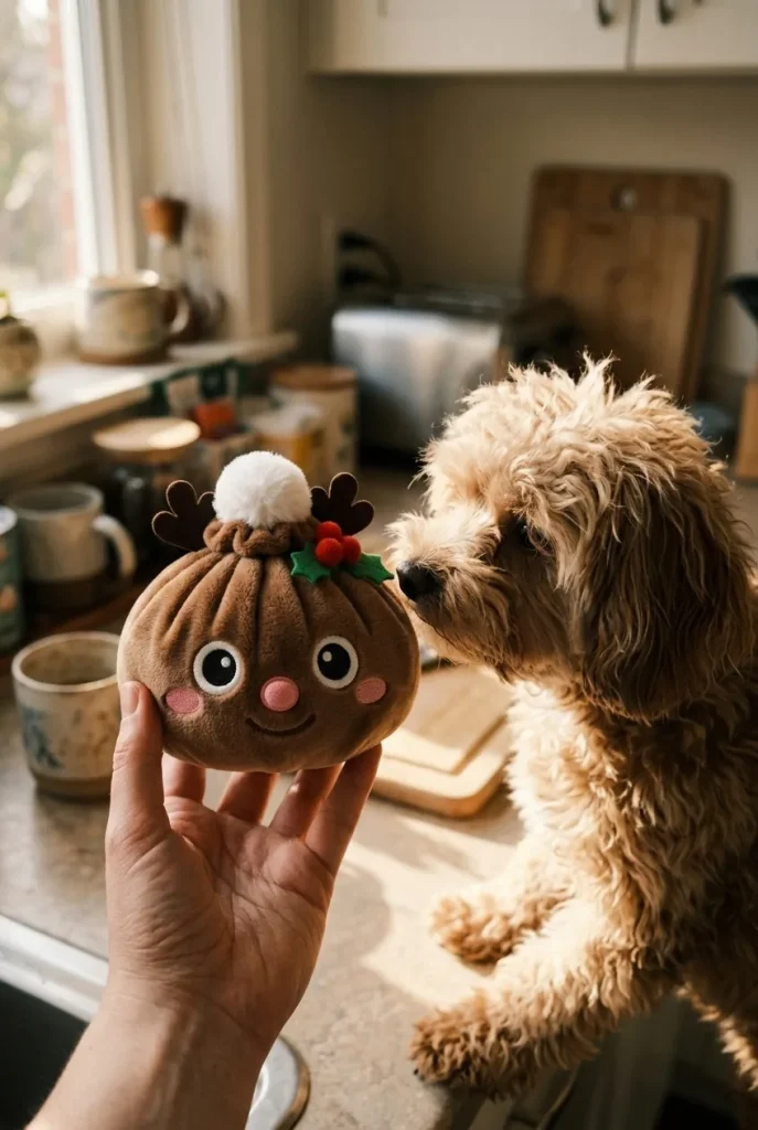 Dumpling Squishy Reno de Navidad y un animal