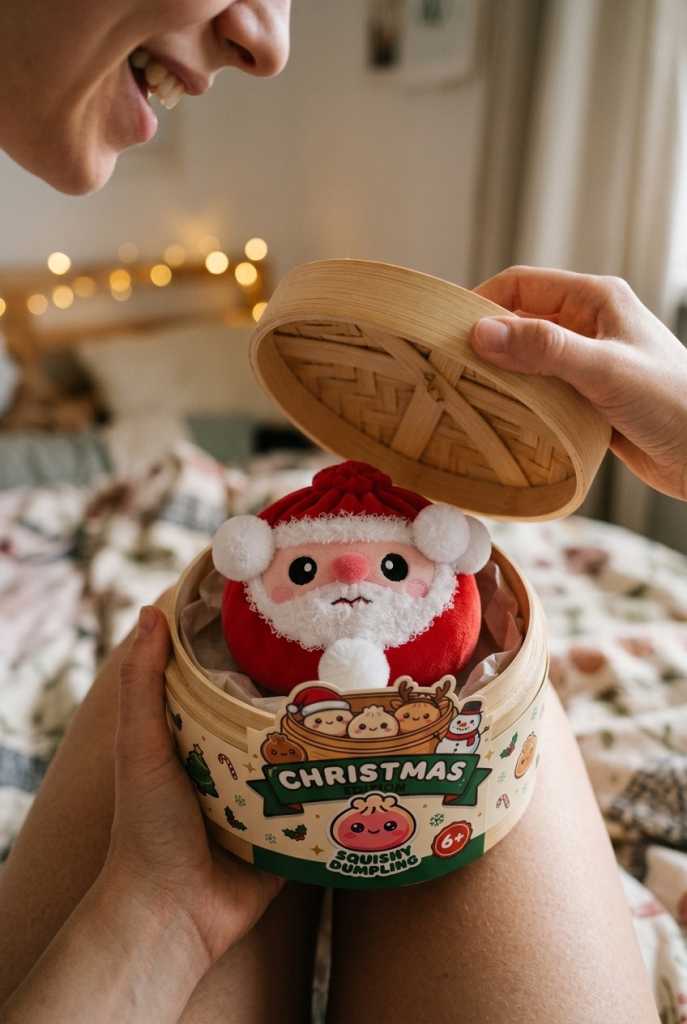 Unboxing de Squishy Dumpling Santa Claus