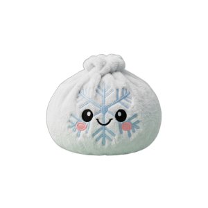 Snowflake Dumpling Squishy Invierno — squishy antiestrés slow-rise