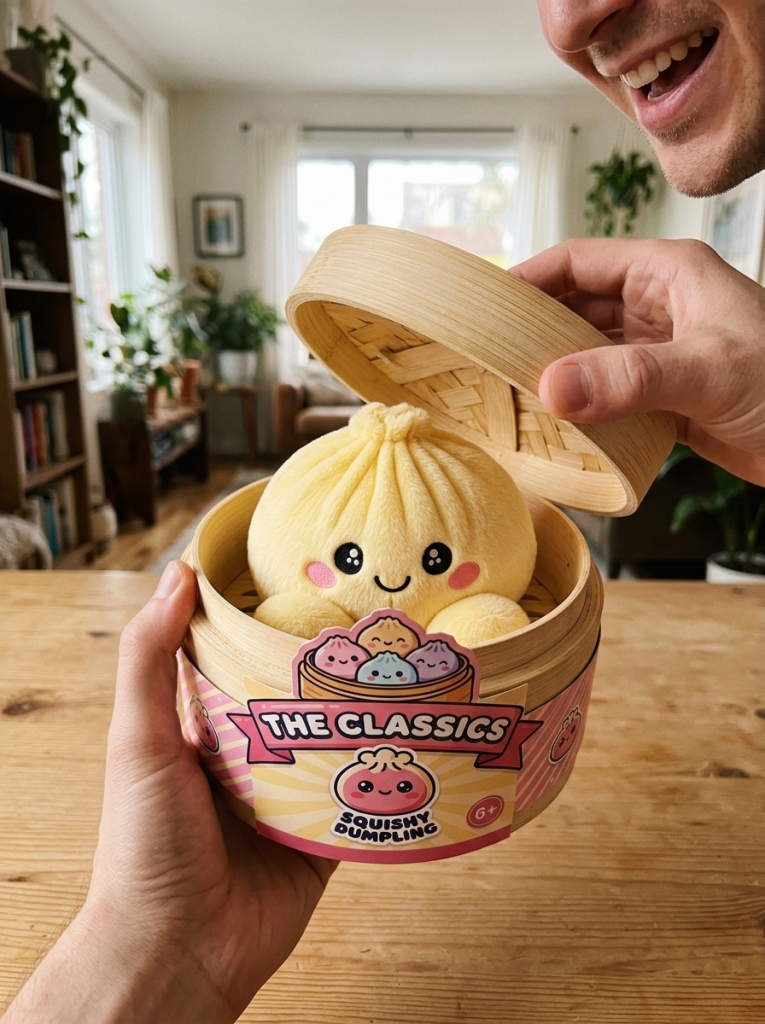 Unboxing de Dumpling Squishy Amarillo Limón